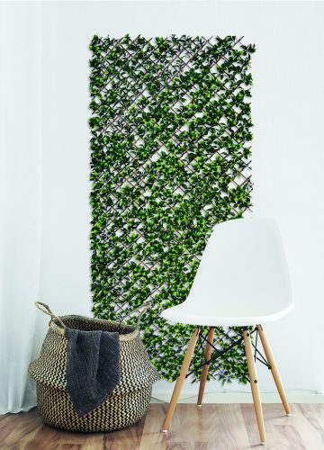 TRELLIBAMBU BUXUS bambusz apácarács díszlevelekkel - zöld-barna 1 x 2 m