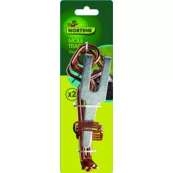   MOLE TRAP 2 darabos pocok- és vakondcsapda szett - acél 4,5 x 15 cm 
 2 darabos készlet