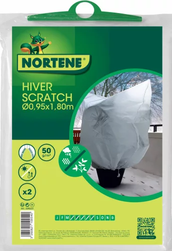 HIVERSCRATCH átteleltető zsák - fehér Ø 1,25 x 1,8 m
