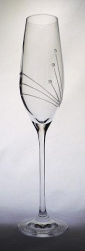 PEZSGŐS POHÁR SZETT, SWAROVSKI KÖVEKKEL