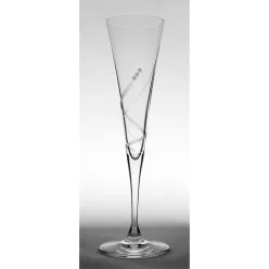   Pezsgős pohár Swarovski kristállyal 120 ml 23x6 cm  6db/szett