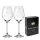 Boros pohár Swarovski kristállyal, karácsonyi 360 ml 22,5x8 cm  2db/szett