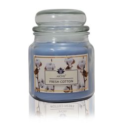 FRISS PAMUT - AROMAGYERTYA ÜVEGBEN