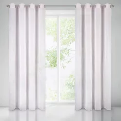   Paola egyszínű dekor függöny Világos rózsaszín 140x250 cm