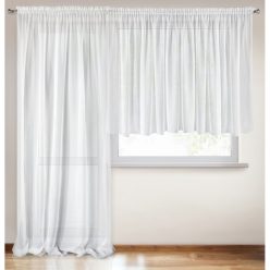   Aga-4 eurofirany fényáteresztő függöny Fehér 400x145 cm