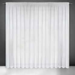   Viola függöny enyhén fényes etamin anyagból Fehér 400x250 cm