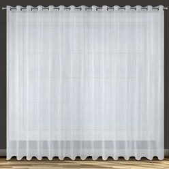   Alexa magas fényű mikrohálós fényáteresztő függöny Fehér 350x250 cm