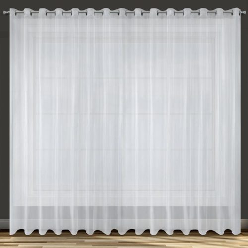 Alexa magas fényű mikrohálós fényáteresztő függöny Fehér 350x250 cm
