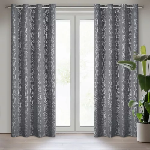 Kaja sötétítő függöny Grafit 135x250 cm