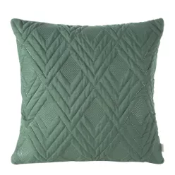 Alara1 párnahuzat ágytakaróhoz Sötétzöld 40x40 cm