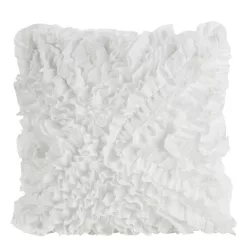 Mirena bársony párnahuzat Fehér 45x45 cm