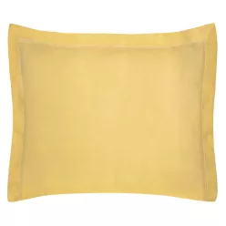 Novac pamut párnahuzat Mustársárga 70x90 cm + 5 cm