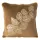 Popla bársony párnahuzat Arany 45x45 cm