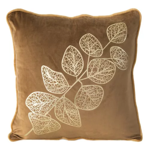 Popla bársony párnahuzat Arany 45x45 cm