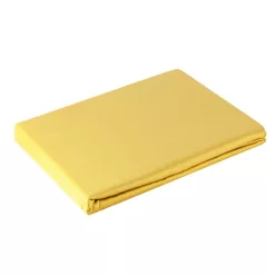 Nova1 pamut-szatén lepedő Mustársárga 220x210 cm