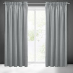   Sibel Pierre Cardin bársony sötétítő függöny Ezüst 140x270 cm