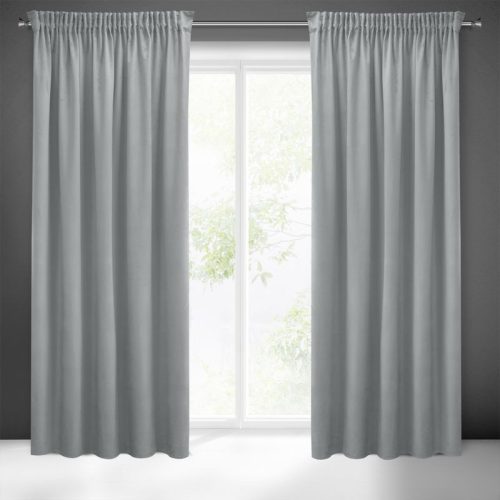 Sibel Pierre Cardin bársony sötétítő függöny Ezüst 140x270 cm