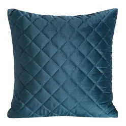 Ria1 bársony párnahuzat Sötét türkiz 45x45 cm