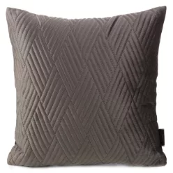 Ariel1 bársony párnahuzat Barna 40x40 cm