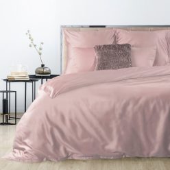   Nova3 pamut-szatén ágyneműhuzat Pasztell rózsaszín 140x200 cm - 70x80 cm 1db