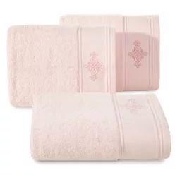 Klas2 hímzett törölköző Rózsaszín 50x90 cm