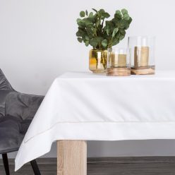 Madele asztalterítő Fehér/arany 145x240 cm