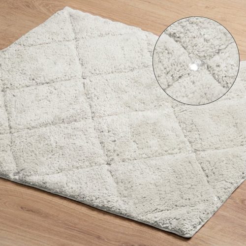 Chic2 pamut fürdőszobaszőnyeg kristályokkal Krémszín 60x90 cm