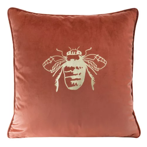 Blink14 bársony párnahuzat Téglavörös 45x45 cm