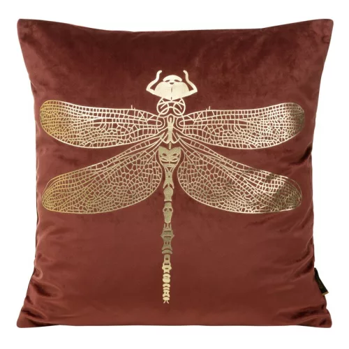 Blink16 bársony párnahuzat Téglavörös 45x45 cm