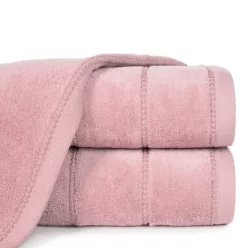 Mari csíkos törölköző Halványlila 50x90 cm