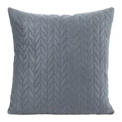 Luiz4 bársony párnahuzat Grafit 40x40 cm