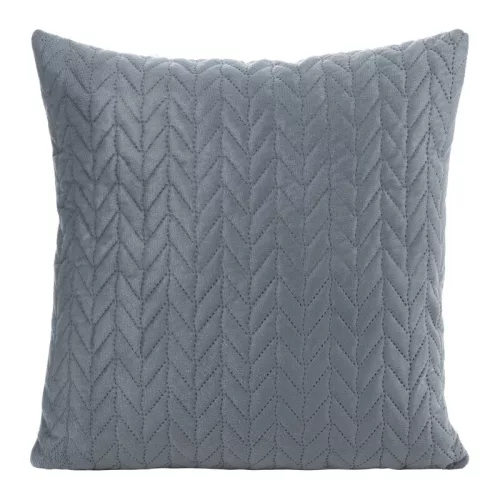 Luiz4 bársony párnahuzat Grafit 40x40 cm