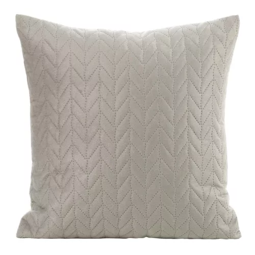 Luiz4 bársony párnahuzat Bézs 40x40 cm