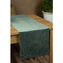 Blink13 bársony asztali futó Sötét menta 35x140 cm