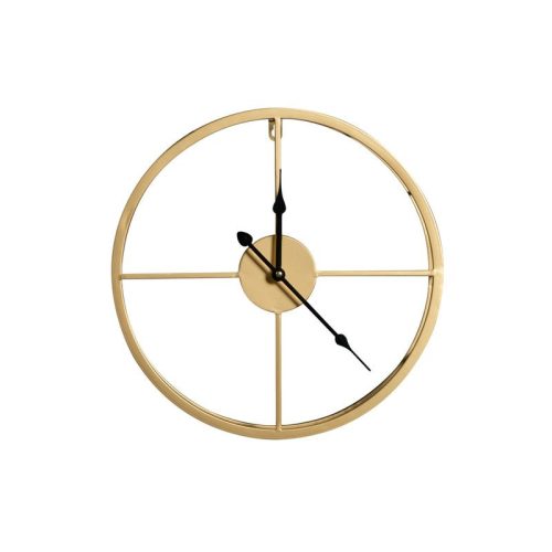 Dekoratív falióra 26  modern minimalista stílusban Arany 40x6x40 cm