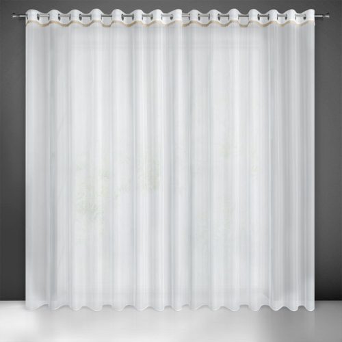 Meril fényáteresztő függöny Fehér/arany 300x250 cm