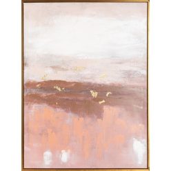 Absztrakt festmény kerettel 472 Rózsaszín 60x80 cm