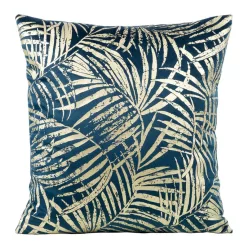   Blink26 bársony párnahuzat Sötétkék/világos arany 45x45 cm