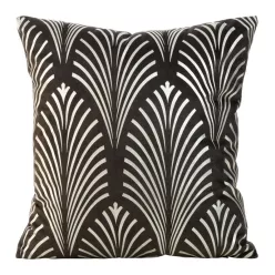 Blink27 bársony párnahuzat Fekete/világos arany 45x45 cm