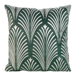   Blink27 bársony párnahuzat Sötét menta/világos arany 45x45 cm