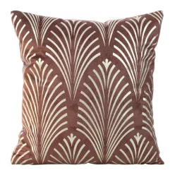 Blink27 bársony párnahuzat Hanga/világos arany 45x45 cm