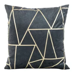   Blink29 bársony párnahuzat Sötétkék/világos arany 45x45 cm