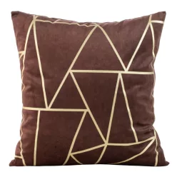 Blink29 bársony párnahuzat Bordó/világos arany 45x45 cm