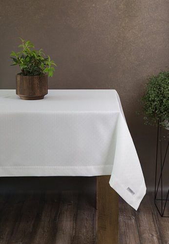 Ellen lurex asztalterítő Fehér 140x220 cm