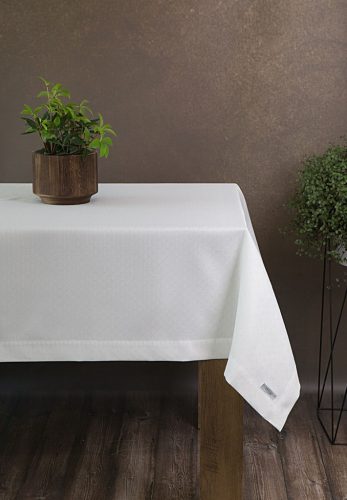Ellen lurex asztalterítő Fehér/ezüst 145x280 cm