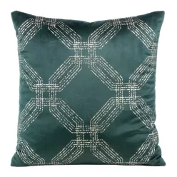   Blink30 bársony párnahuzat Sötét menta/világos arany 45x45 cm