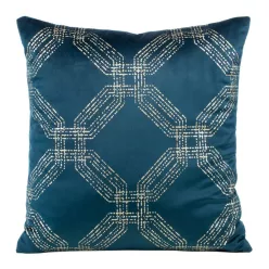   Blink30 bársony párnahuzat Sötétkék/világos arany 45x45 cm