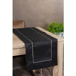 Madele asztali futó Fekete 40x140 cm