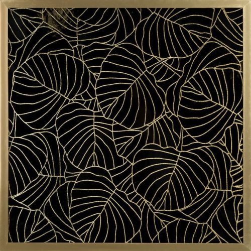 Lili2 többrészes falikép Fekete/arany 53x53 cm