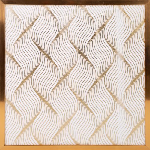 Blanca3 falikép Fehér/arany 53x53 cm